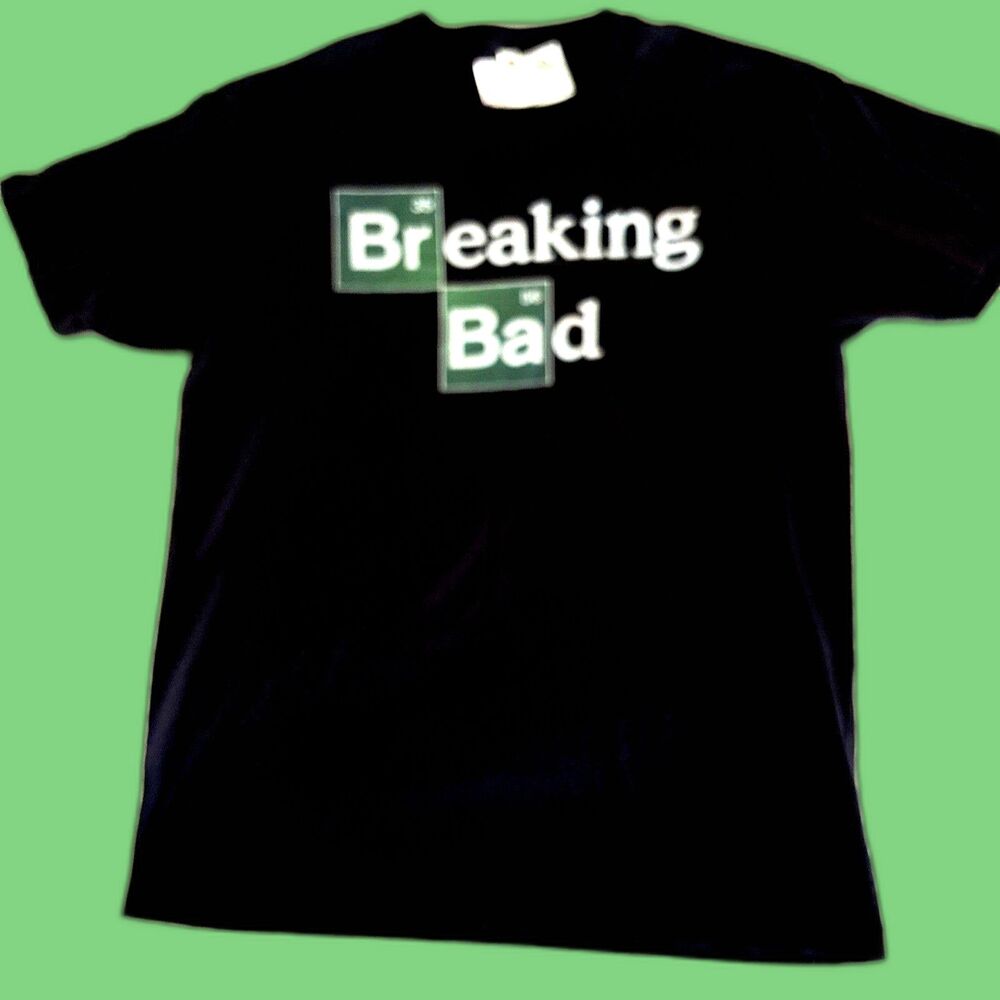BREAKING BAD LOGO Men’s Large Graphic T-Shirt NEW